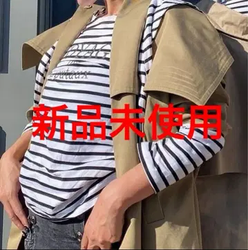 미사용 새상품    마린 보더 T셔츠