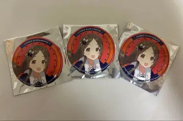 학마스 쿠라모토 치나 하치케이시마 파라다이스 콜라보 캔뱃지 x 3