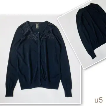 (u5) 소브 가디건 블랙 레이스 프리 사이즈 히요쿠 지테