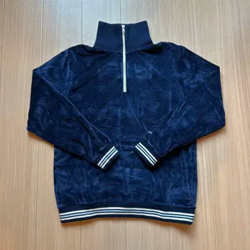 [ 새상품급 ] Noah 네이비 벨로아 하이넥 저지 S 사이즈