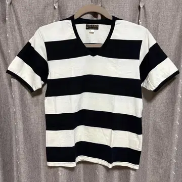 y111709 JELADO 보더 T셔츠 블랙 빈티지 34