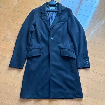 새상품급 블랙 심플 체스터 코트 L 비즈니스