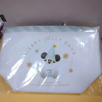 새상품 릴린린 수베니어 런치 케이스 (도쿄 디즈니 리조트) 크리스마스