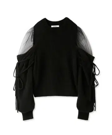 snidel 시스루 숄더 니트 풀오버 23 가을/겨울