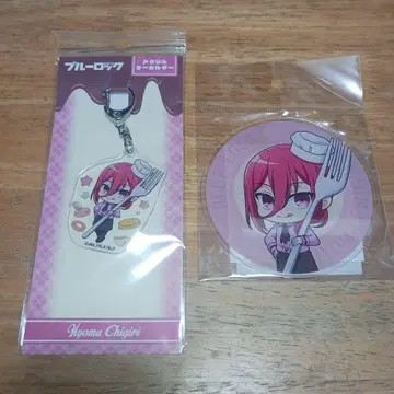 치기리 효마 모구후레 아크릴 키링 & 아크릴 코스터 새상품 2점