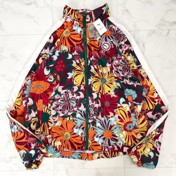 미사용 택 포함 23SS 푸마 x 리버티 꽃무늬 우븐 자켓 발수 L