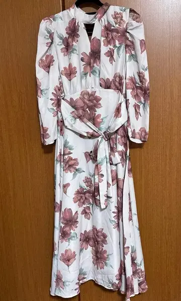 MISCH MASCH 꽃무늬 7부 기장 원피스 M