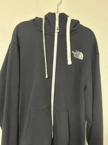 THE NORTH FACE 블랙 집업 후드티