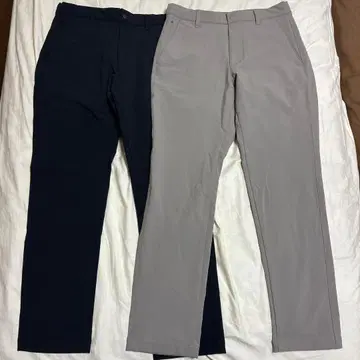 유니클로 히트텍 이지 팬츠 2개 세트 블랙 베이지 S