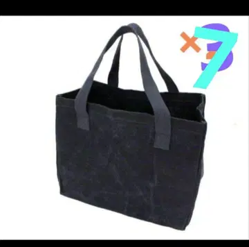 네이비 파라핀 캔버스 미디엄 토트 7종