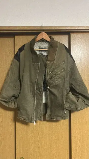 올리브 그린 밀리터리 자켓 90s