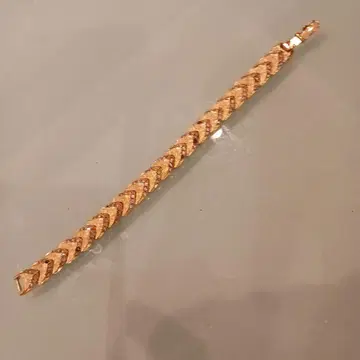 골드 체인 디자인 팔찌 약 18cm