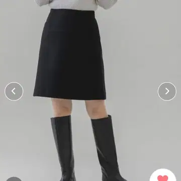 새상품급 어반 리서치 멜톤 사다리꼴 스커트