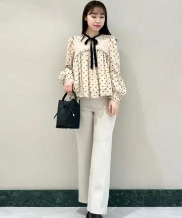 SNIDEL 플레어 컷 팬츠