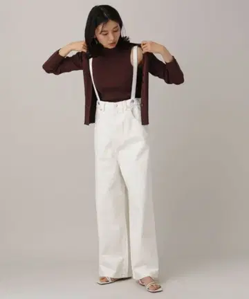 BARNYARDSTORM / [ 신색 추가 ] 서스펜더 와이드 팬츠