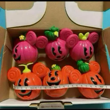 디즈니 할로윈 호박 미키 미니 오브제 케이스 세트