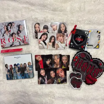 HANA ROSE Bluejeans CD 앨범 트레이딩 카드 포함 세트