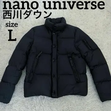 [ 인기 디자인 ] 나노 유니버스 니시카와 다운 다운 자켓 블랙 L
