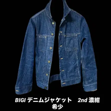 BIGI 데님 자켓 2nd 다크 네이비 레어