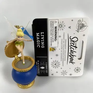 디즈니 스토어 팅커벨 오너먼트 라이트업 택 포함