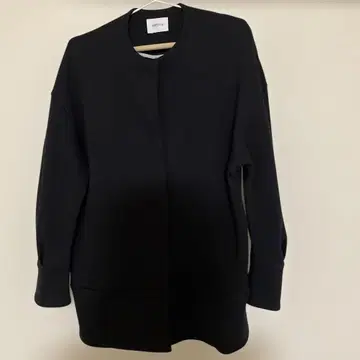 [ WEB 한정판 ] SHIPS any: 더블 저지 노카라 코트