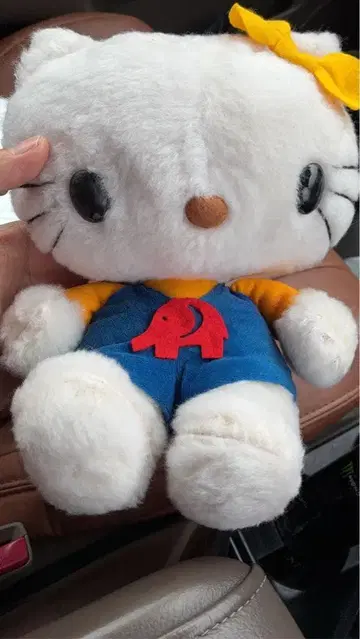 쇼와 레트로 헬로키티 봉제 인형 외