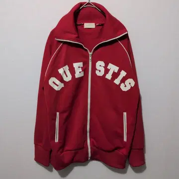 QUESTIS 풀 집업 레드 저지