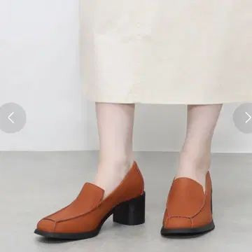 [ 캠퍼 ] MEDA 오렌지 천연 가죽 23cm