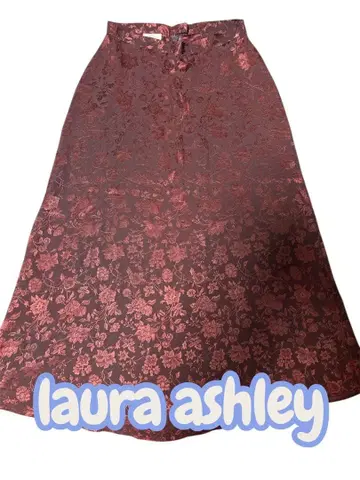 laura ashley 꽃무늬 플레어 스커트 11 보르도