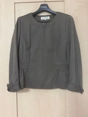 STYLE ME 노카라 자켓 다크 그레이