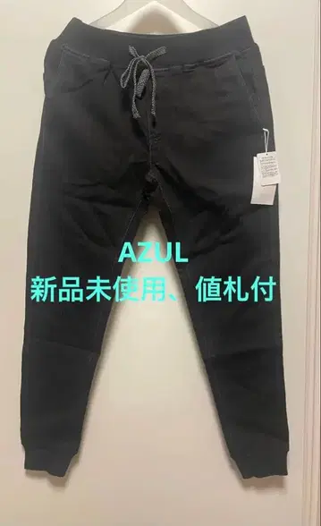 [ 미사용 새상품 ] AZUL 블랙 조거 팬츠 L