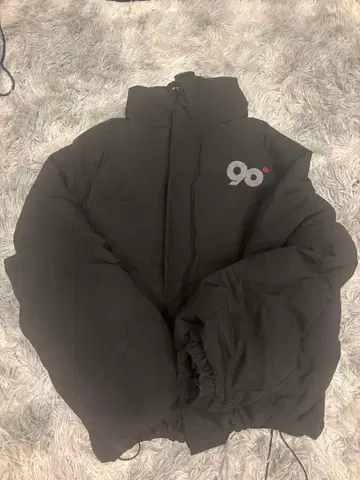 NINETY NINETY 다운 자켓 블랙