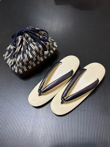 아이보리 조리와 스트라이프 백 세트