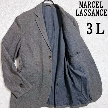 마르셀 라사스 인디고 테일러드 자켓 3L 그레이