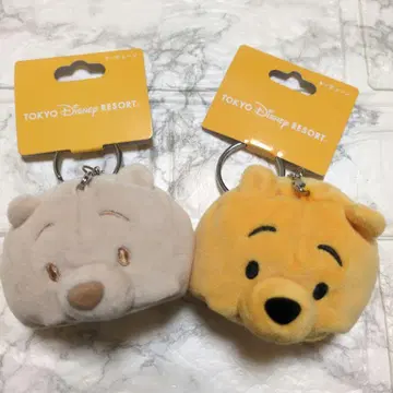 디즈니 리조트 푸우 팬캡 키체인
