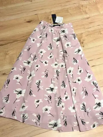 Fabulous 플라워 프린트 플레어 스커트 freesize