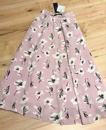 Fabulous 플라워 프린트 플레어 스커트 freesize