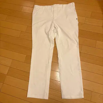 브리핑 BRIEF ING 화이트 스트레이트 레그 팬츠 남성용