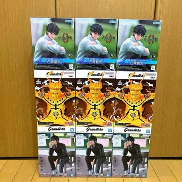 최신 인기 피규어 묶음 판매 세트 주술회전 나루토 은혼 9체