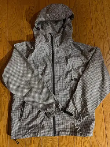 THE NORTH FACE 체크 무늬 마운틴 후드티 S