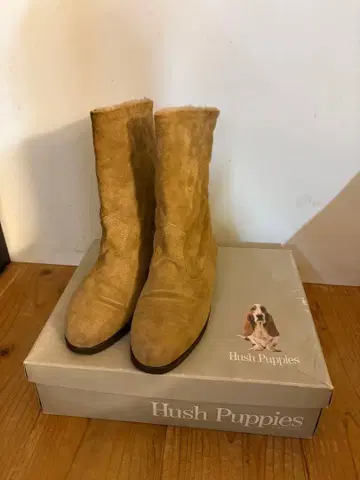 Hush Puppies 베이지 숏부츠