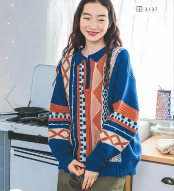 니트 여성용 니코앤드 상의 아우터