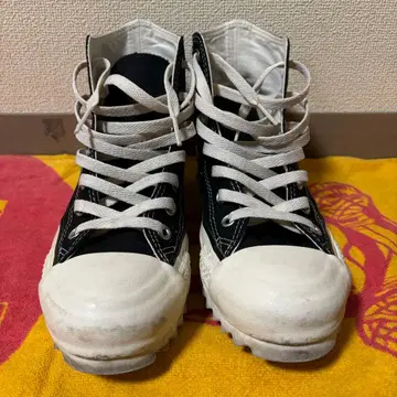 컨버스 올스타 샤크 밑창 하이컷 블랙