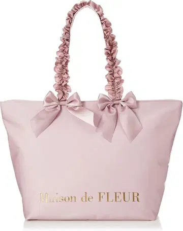 Maison de FLEUR 더블 리본 프릴 토트백