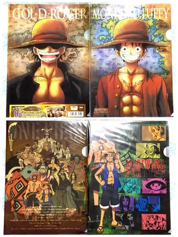 원피스 클리어 파일 세트 ONE PIECE 제일복권 굿즈 미개봉