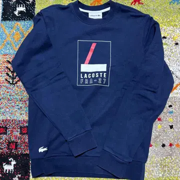 LACOSTE 네이비 트레이닝복 US XS
