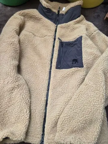 EGOZARU 플리스 자켓 2XL 베이지