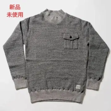 미사용 새상품 kepani 케파니 속기모 맨투맨 LAIE 그레이 0사이즈