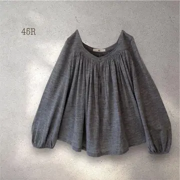 45R 스퀘어넥 울 튜닉