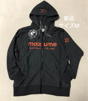 새상품 mazume ZIP 후드티 MZAP-486 사이즈 M 다크 그레이